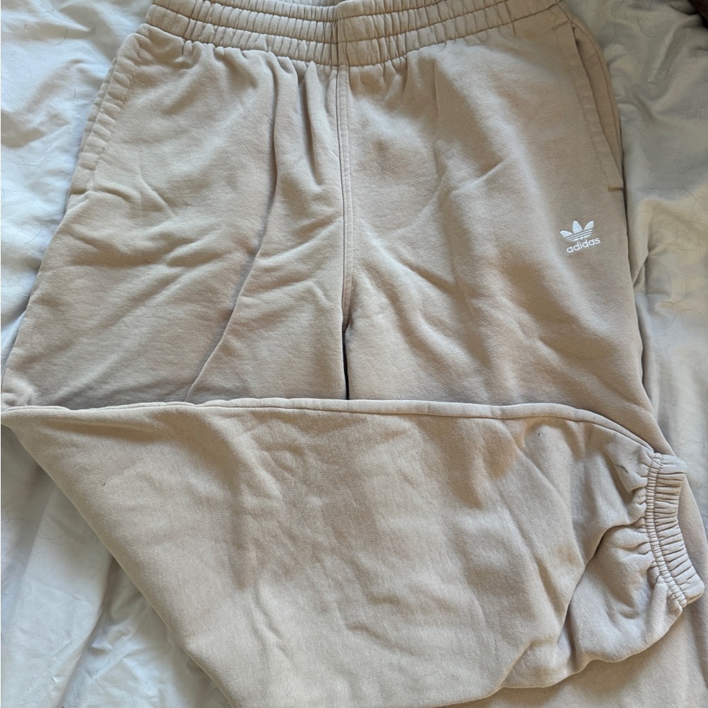 Adidas Tan Jogger Pants